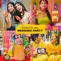 Syga Fun Moment Wedding Party Photo Booth Props - Set of 12
