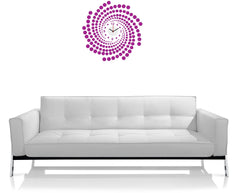Syga Royal Circles Wall Clock Sticker