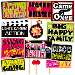 SYGA Set of 12 Funny Wedding Party Photo Booth Props Craft Item