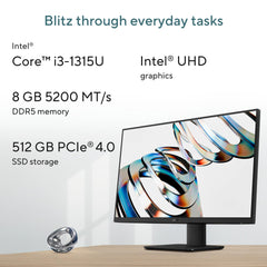 ASUS V440 13th Gen,Intel Core i3-1315U,23.8" FHD,100Hz, All in One PC(8GB RAM/512GB SSD/Windows 11/Office 24/Retractable Camera/with Wireless Keyboard & Mouse/M365 Basic (1Year)*) V440VAB-KBPC004WS
