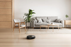 realme Techlife Robot 2 In 1 Vaccum Cleaner With Mopping, 3000 Pa Powerful Suction, 5200 Mah Battery, 300+ Minutes With Advanced Lidar Navigation Technology , Compatible With: Wifi/APP/Alexa, Black