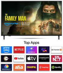 LG 164 cm (65 inches) UA82 Series 4K Ultra HD Smart webOS LED TV 65UA82006LA