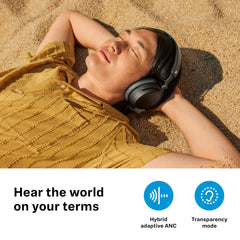 Sennheiser ACCENTUM Plus Wireless Over Ear Headphones,German Design,Adaptive ANC,50H Battery,Sound Personalization,Touch Control,Multipoint Connectivity,Clear Calls,10Min Charge = 5H,2Y Warranty,Black