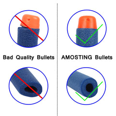 SYGA Plastic Foam Toy Bullet Dart Bullets for Strike Elite Guns, Blue - 20Pcs