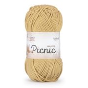 Ganga Acrowools Picnic is 100% Cotton and Crochet Yarn. Pack of 3 Balls - 50Gm Each Shade No - PIC015, Sterling Red