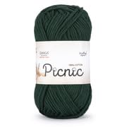 Ganga Acrowools Picnic is 100% Cotton and Crochet Yarn. Pack of 3 Balls - 50Gm Each Shade No - PIC015, Sterling Red