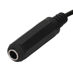 Bewinner 6.35mm Female 1/4" TRS to DIN 5 Pin MIDI Cable Adapter, 1ft 5-Pin Din Male to 6.35mm Female TRS Stereo Audio Cable for Speaker, Amplifier, Mixer to MIDI Keyboard