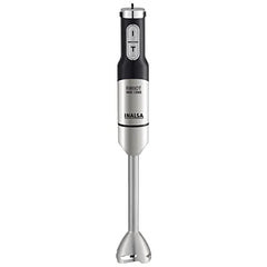 INALSA Hand Blender 1500 W|Silent DC Copper Motor|European Stepless Variable Speed Design| X.Large 1L Chopper|Unique Potato Masher| Detachable| Stainless Steel-Robot INOX 1500 StepUp