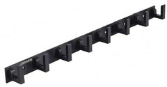 JAGGER JAG334 Wall Mounted Stainless Steel Wall Hooks for Hanging Cloth/Towel Hangers/Door Hangers/Hook Rail/Bthroom Hanger [ Combo Pack of 2 ] (Black, 6 PIN Hook)
