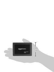 amazon basics 2.5 inch SATA Internal SSD 256 GB | Speed up to 550 MBps | Shock Resistant | Energy Efficient | High-Speed Performance