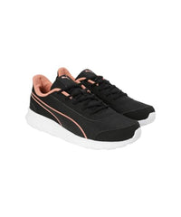 Puma Womens Dazzler WNS Black-White-Deeva Peach Sneaker - 7 UK (31218201)
