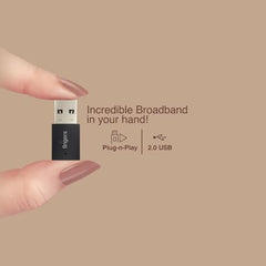 FINGERS FWF602-BT Dual Band USB Adapter (Dual Band - Supports 2.4 GHz & 5 GHz, Dual Connectivity Bluetooth & Wi-Fi, Windows & Linux (Intel Platform) Compatible, Simple Plug-n-Play)