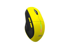 Acer Prism Dual Mode Wireless Mouse I 2.4G + Bluetooth I Silent Click I 3200 DPI (800-1200-2400-3200) I Rechargeable 500mAh I RGB LED I 6 Buttons I Lightweight 87g I Ergonomic Design for Laptop PC Mac