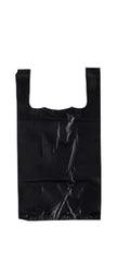 Small Black Polythene Garbage Bags, 100 Pcs approx, S Size 13x16 Inches, for Sanitary Pads, Diapers, Dog/Cat Litter in Bathroom/Office