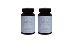 Earthful Multivitamin for Men | 100% Plant, Non-Synthetic | With Biotin, Iron, Zinc, Vitamin A, C, D3, K2 for Immunity, Hair, Skin & Bones - 60 Capsules | Pack of 2