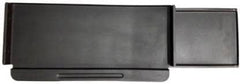 BOSNEY Metal Keyboard Tray with 2 Cable Managers – Under-Desk Slider (Wall Mount)