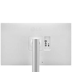 LG 27UP650K-W 27-inch Ultrafine 4K UHD (3840 x 2160) IPS Computer Monitor, 60Hz, 5ms, DisplayHDR 400, Reader Mode, Flicker Safe, HDMI, DisplayPort, Tilt/Height/Pivot Adjustable Stand, White