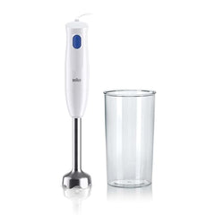 Braun MultiQuick 1, Powerful 450W Hand Blender, Made in Europe, EasyTwist Technology, Lightweight, Stainless Steel German Design, Dishwasher Safe, Make Baby Food, Chutney, Smoothie, Soup, MQ10.000P