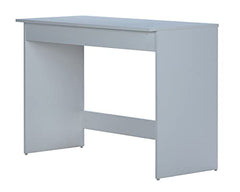DeckUp Eden Home Engineered Wood Study Table and Office Desk (White, Matte Finish)