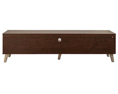 DeckUp Soneva Engineered Wood TV Unit (Wotan Oak & White, Matte Finish)