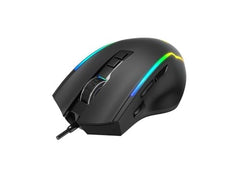AZOTH GM78W Wireless Gaming Mouse, 7-Button RGB Trimode Mouse with 12800 DPI, 2.4G/Bluetooth/Wired, Optical Sensor, Macro Software, 1000Hz Polling Rate, Lightweight Design for Laptop PC/Desktop