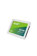 Acer SA100 480GB MAS0902+3D NAND SATA 2.5 inch(6.35cm) Internal SSD-560MB/s R, 493MB/s W Speed