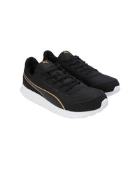 Puma Womens Dazzler WNS Black-White-Deeva Peach Sneaker - 7 UK (31218201)