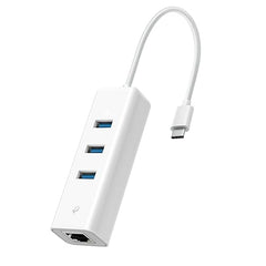 TP-link UE330 USB 3.0 3-Port Hub & Gigabit Ethernet Adapter 2 in 1 USB Adapter - Plug and Play