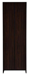 DeckUp Plank Cove 2-Door Engineered Wood Wardrobe with Mirror (Wotan Oak and White, Matte Finish)