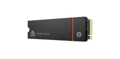 Seagate FireCuda 530 2TB Internal Solid State Drive - M.2 PCIe Gen4 4 NVMe 1.4, Transfer speeds up to 7300MB/s, 3D TLC NAND, 2550 TBW, 1.8M MTBF, Heatsink, with Rescue Services (ZP2000GM3A023), Black