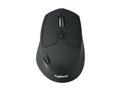 Logitech M720 Triathlon Multi-Device Wireless Mouse, Bluetooth, USB Unifying Receiver, 1000 DPI, 6 Programmable Buttons, 2-Year Battery, Compatible with Laptop, PC, Mac, iPadOS - Graphite Black