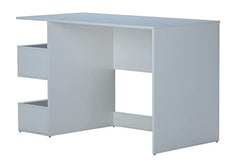 DeckUp Zeus Engineered Wood Study Table and Office Desk (Wotan Oak & White)