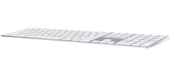 Apple Magic Keyboard with Numeric Keypad: Bluetooth, Rechargeable. Works with Mac, iPad or iPhone; US English, Silver