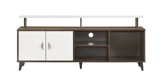 DeckUp Capella Engineered Wood TV Unit (Wotan Oak & White, Matte Finish)