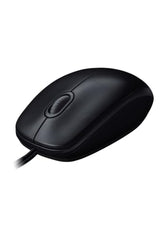 Logitech M90 Wired USB Mouse, 3 yr Warranty, 1000 DPI Optical Tracking, Ambidextrous PC/Mac/Laptop - Black