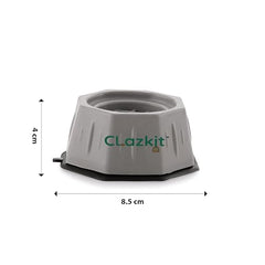 Clazkit Multi-Purpose Heavy Duty Stand Home Appliance Refrigerator/Washing Machine/Furniture/Fridge Stand, Grey (Pack of 4)