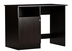 DeckUp Zeus Engineered Wood Study Table and Office Desk (Wotan Oak & White)