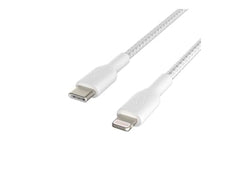 Belkin Apple Certified Braided Lightning to USB-C Charge and Sync Cable, USB Cable, 6.6 Feet / 2M, Black