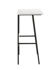 DeckUp Eden Home Engineered Wood Study Table and Office Desk (White, Matte Finish)