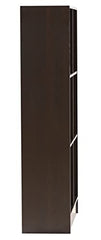 DeckUp Meritus-L 3-Shelf Engineered Wood Book Shelf and Display Unit (Walnut, Matte Finish)