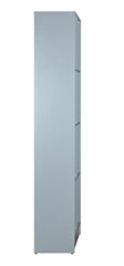 DeckUp Meritus-L 3-Shelf Engineered Wood Book Shelf and Display Unit (Walnut, Matte Finish)