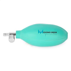 Medono India Blood Pressure Rubber BP Bulb With Metal Valve - (Green color)