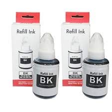 R C Print Compatible Refill Ink Bottles for Canon G Series Printer PIXMA G1000 G1010 G2000 G2002 G2010 G2012 G3000 G3010 G3012 G4000 G4010 (2 Black Bottles 70ML Each, Black)
