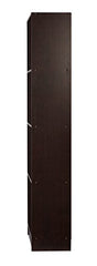 DeckUp Meritus-L 3-Shelf Engineered Wood Book Shelf and Display Unit (Walnut, Matte Finish)