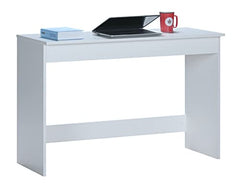 DeckUp Eden Home Engineered Wood Study Table and Office Desk (White, Matte Finish)