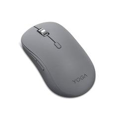 Lenovo Yoga Bluetooth Silent Mouse, 3 Level DPI Adjustment, 36 Month Battery Life, Bluetooth 5.3, 3 Device Paring, Whisper Quiet, Programmable Buttons, Smooth Finish, Luna Grey
