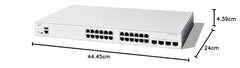Cisco Business CBS350-24T Managed Switch, 24 Port GE, 4x10G SFP+, Limited Lifetime Protection (CBS350-24T-4X)