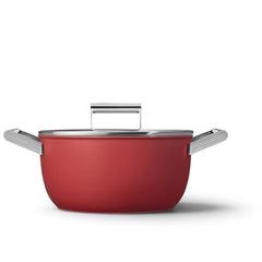 Smeg 0.8L Electric Kettle 1400W, Original Italian Brand, Patented Smeg Red Color, Highest Food Grade Stainless Steel Full Body, Soft Lid Opening System, Luxury 50's Style KLF05RDEU