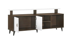 DeckUp Capella Engineered Wood TV Unit (Wotan Oak & White, Matte Finish)