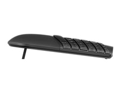 HP 960 Ergonomic Wireless Keyboard/Multi-Device/Soft Touch Palm Rest/Bluetooth/Swift Pair/OS Auto-Detection/Negative tilt/Split keyframe/Separate numpad